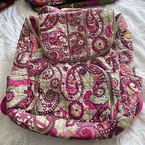 Vera Bradley Paisley Meets Plaid Backpack